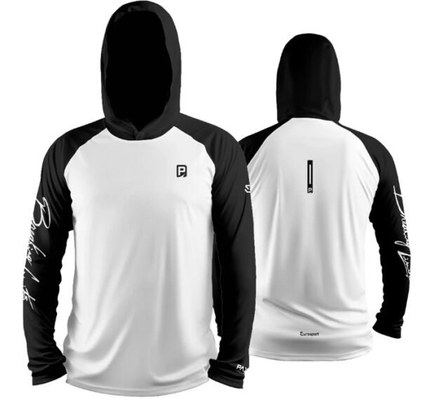 Remera Limits Combinada Blanco-Negro