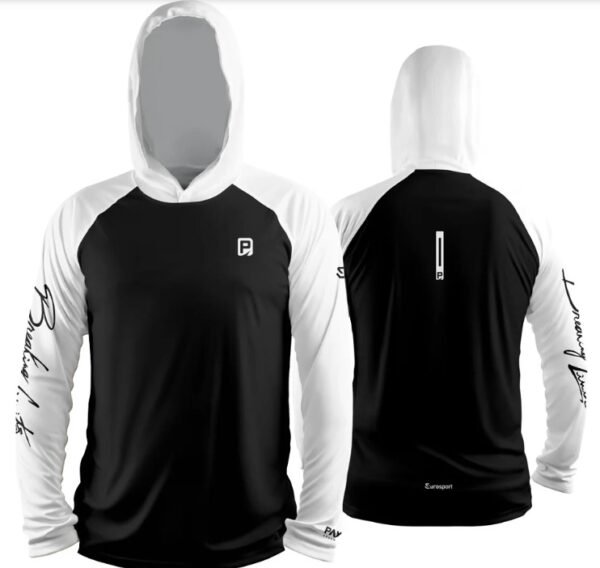 Remera Limits Combinada Negro-Blanco